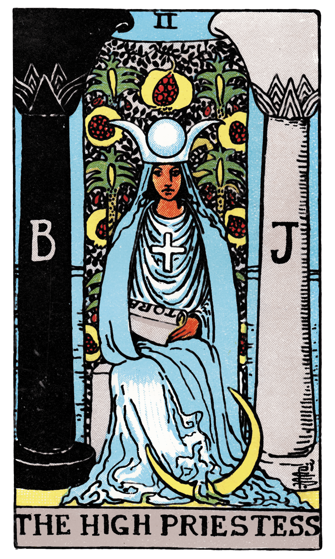The High Priestess tarot card