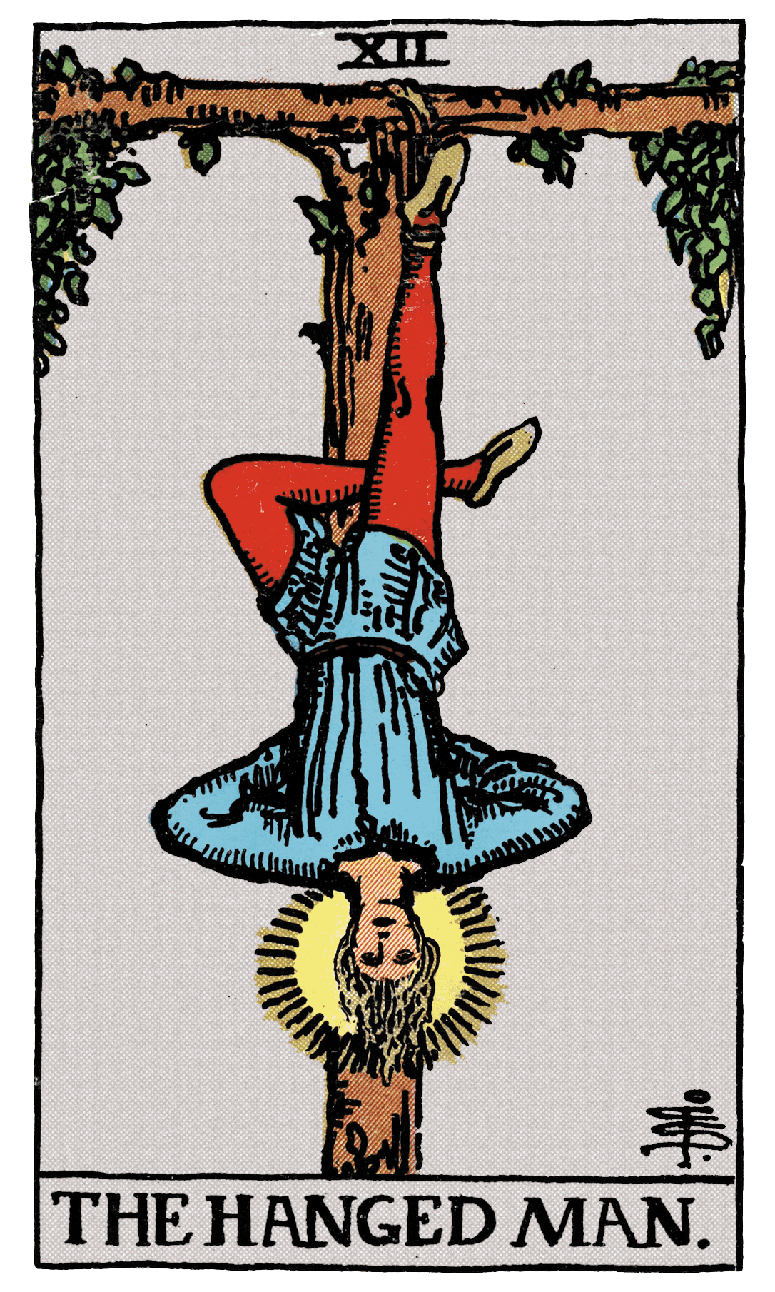 The Hanged Man tarot card